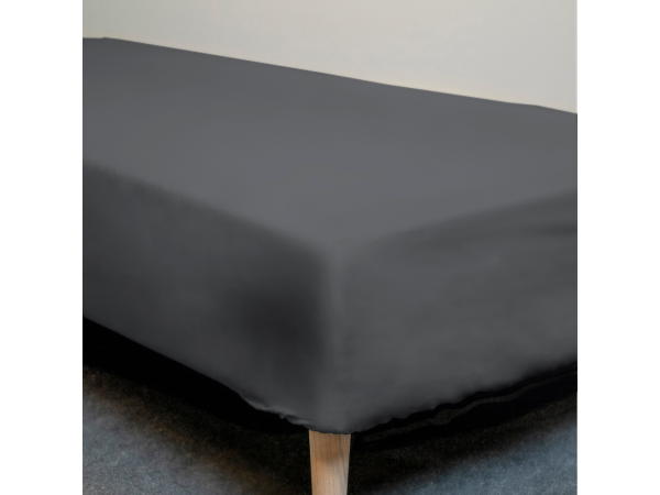 Faconlagen - Sort - 180x200 cm.